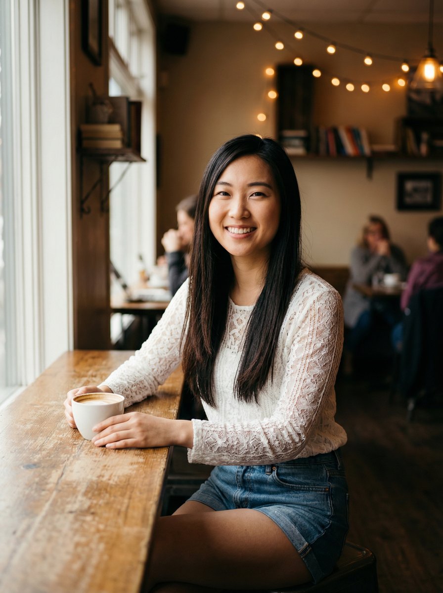 女神视频咖啡馆生活vlog视频
